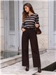 Jeans balloon chocolate con faja