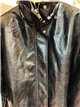 Chaqueta bomber efecto piel cuello subido