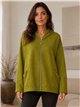 Chaqueta sudadera capucha tachas
