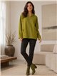 Chaqueta sudadera capucha tachas
