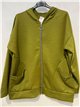 Chaqueta sudadera capucha tachas