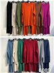 Conjunto jersey cuello redondo talla grande y pantalón