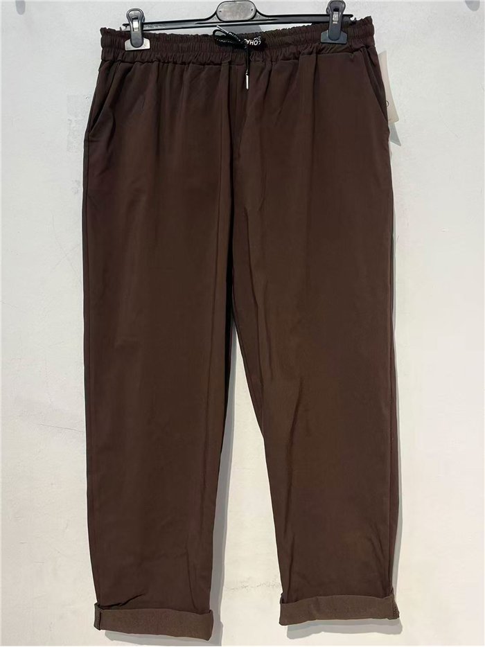 Pantalón jogger cintura elástica talla grande