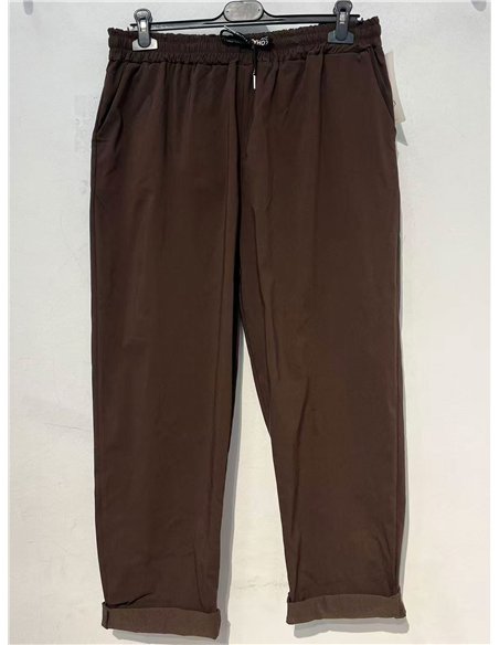 Pantalón jogger cintura elástica talla grande