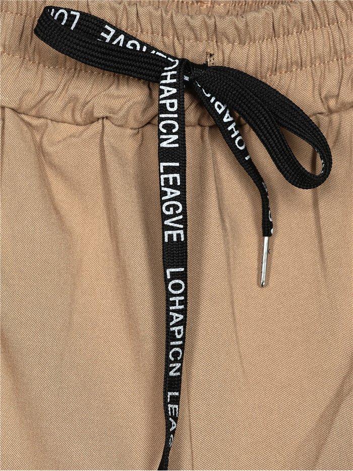 Pantalón jogger cintura elástica talla grande