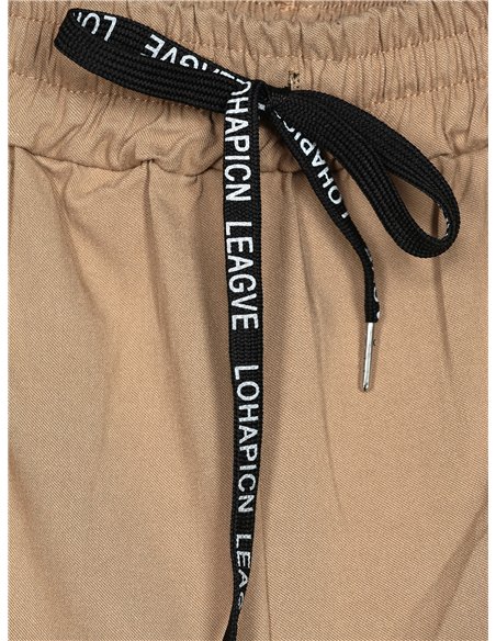 Pantalón jogger cintura elástica talla grande