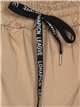 Pantalón jogger cintura elástica talla grande