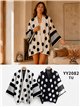 Kimono punto lunares talla grande