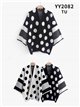 Kimono punto lunares talla grande