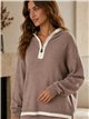 Conjunto sudadera punto capucha y pantalón