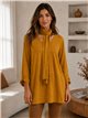 Blusa lisa pañuelo talla grande