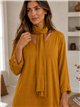 Blusa lisa pañuelo talla grande