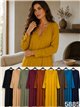 Vestido largo liso tachuelas talla grande