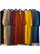 Vestido largo liso tachuelas talla grande