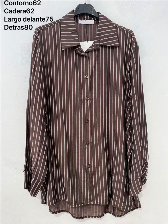 Camisa rayas talla grande