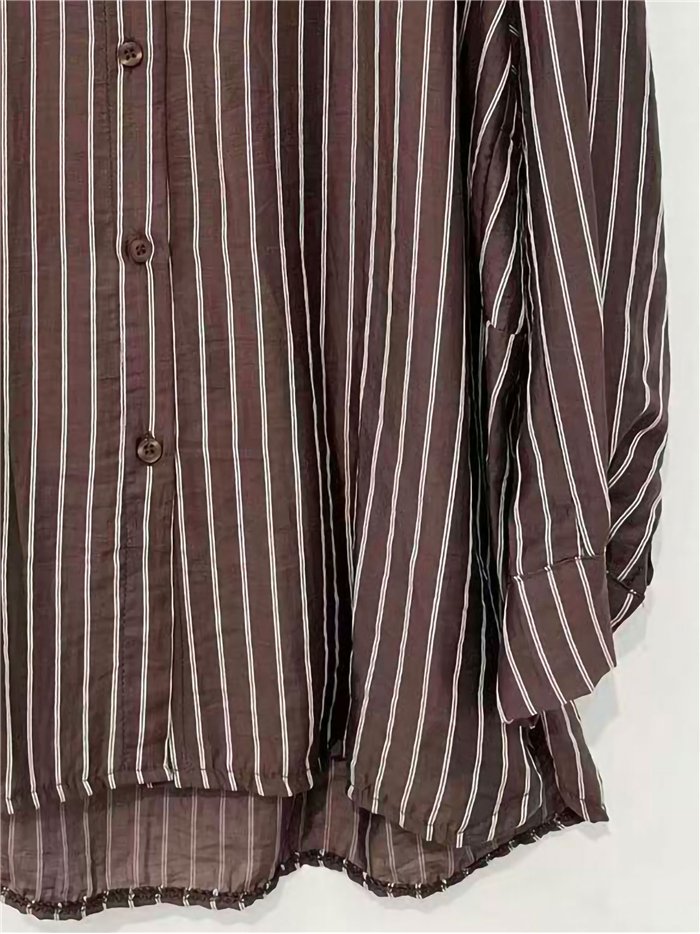 Camisa rayas talla grande