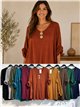 Jersey botones metálicos talla grande