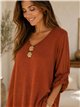 Jersey botones metálicos talla grande