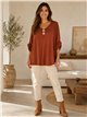 Jersey botones metálicos talla grande