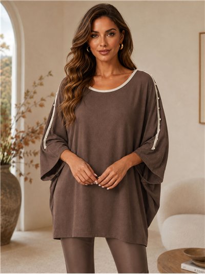 Jersey maxi vivo contraste