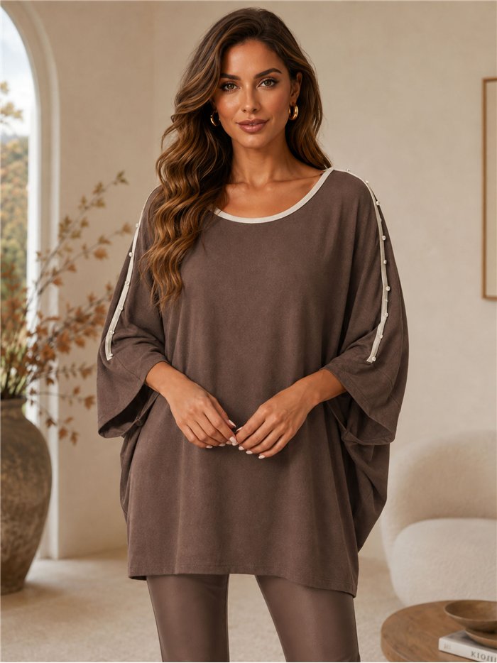 Jersey maxi vivo contraste