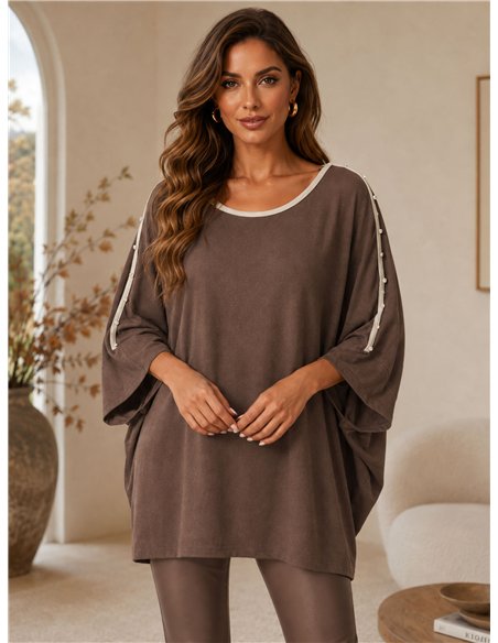 Jersey maxi vivo contraste