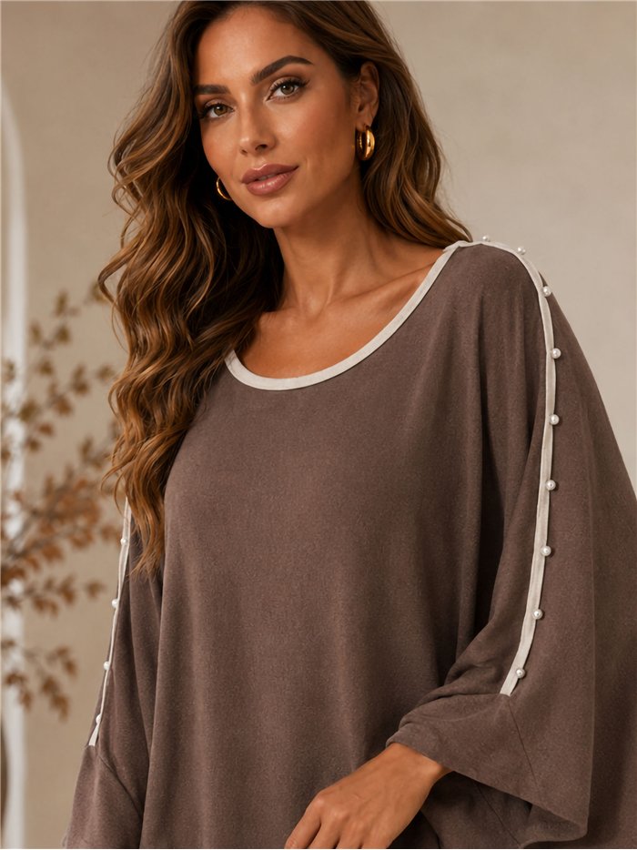 Jersey maxi vivo contraste