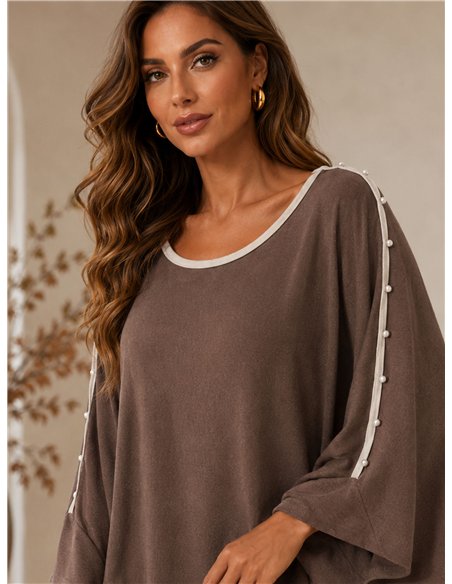 Jersey maxi vivo contraste