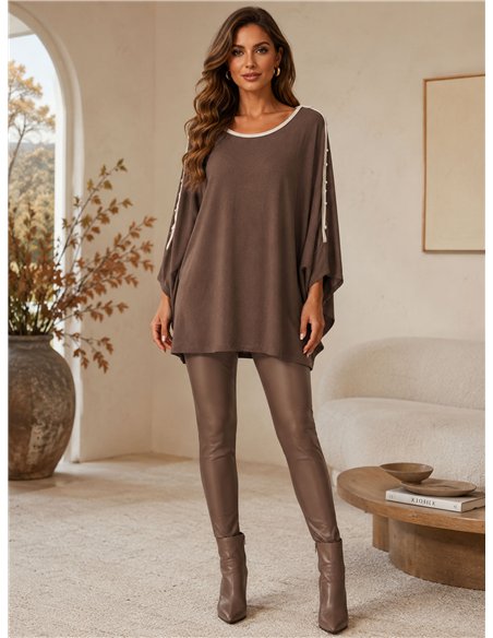 Jersey maxi vivo contraste