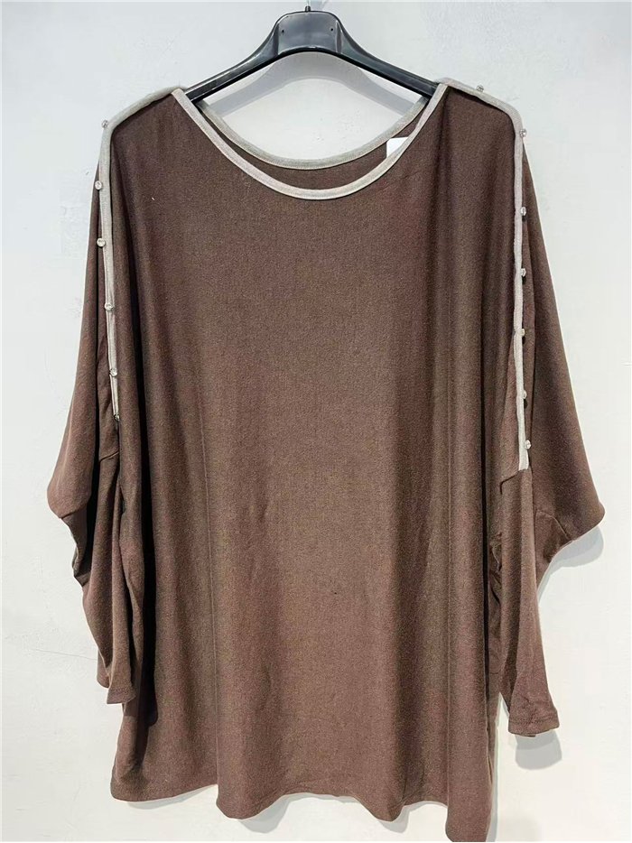 Jersey maxi vivo contraste