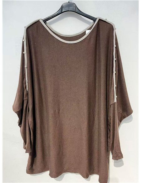 Jersey maxi vivo contraste