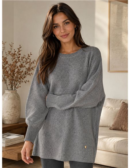 Jersey costura central talla grande