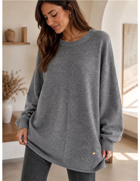 Jersey costura central talla grande