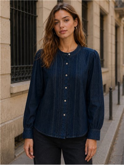 Blusa vaquera bordada