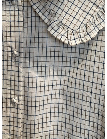 Camisa estampada cuello bobo