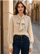 Blusa lunares lazada