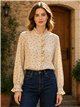 Blusa lunares volantes
