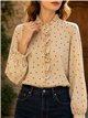 Blusa lunares volantes