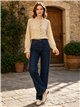 Blusa lunares volantes