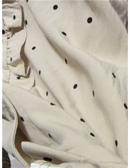 Blusa lunares volantes