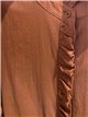Blusa lisa volante frontal