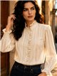 Blusa rayas étnica volantes
