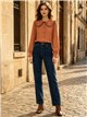 Camisa cuadros cuello bobo