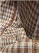 Camisa cuadros cuello bobo puntillas