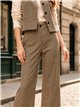 Pantalón flare de cuadros