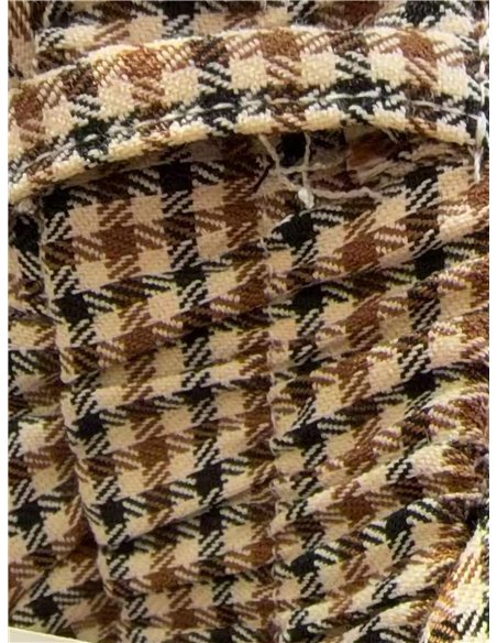 Pantalón flare de cuadros