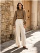 Blusa asimétrica volantes
