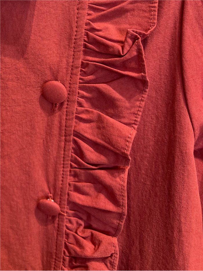 Blusa asimétrica volantes