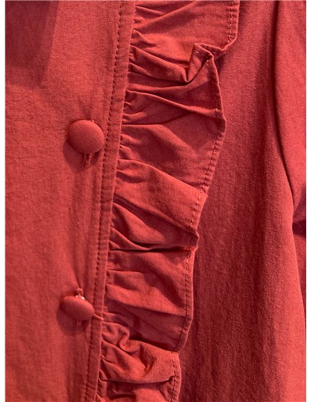 Blusa asimétrica volantes