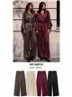 Pantalón wide leg satinado